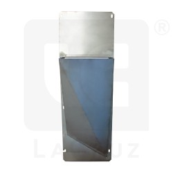 346567 - Lamiera destra per chiusura inferiore G2. Inox